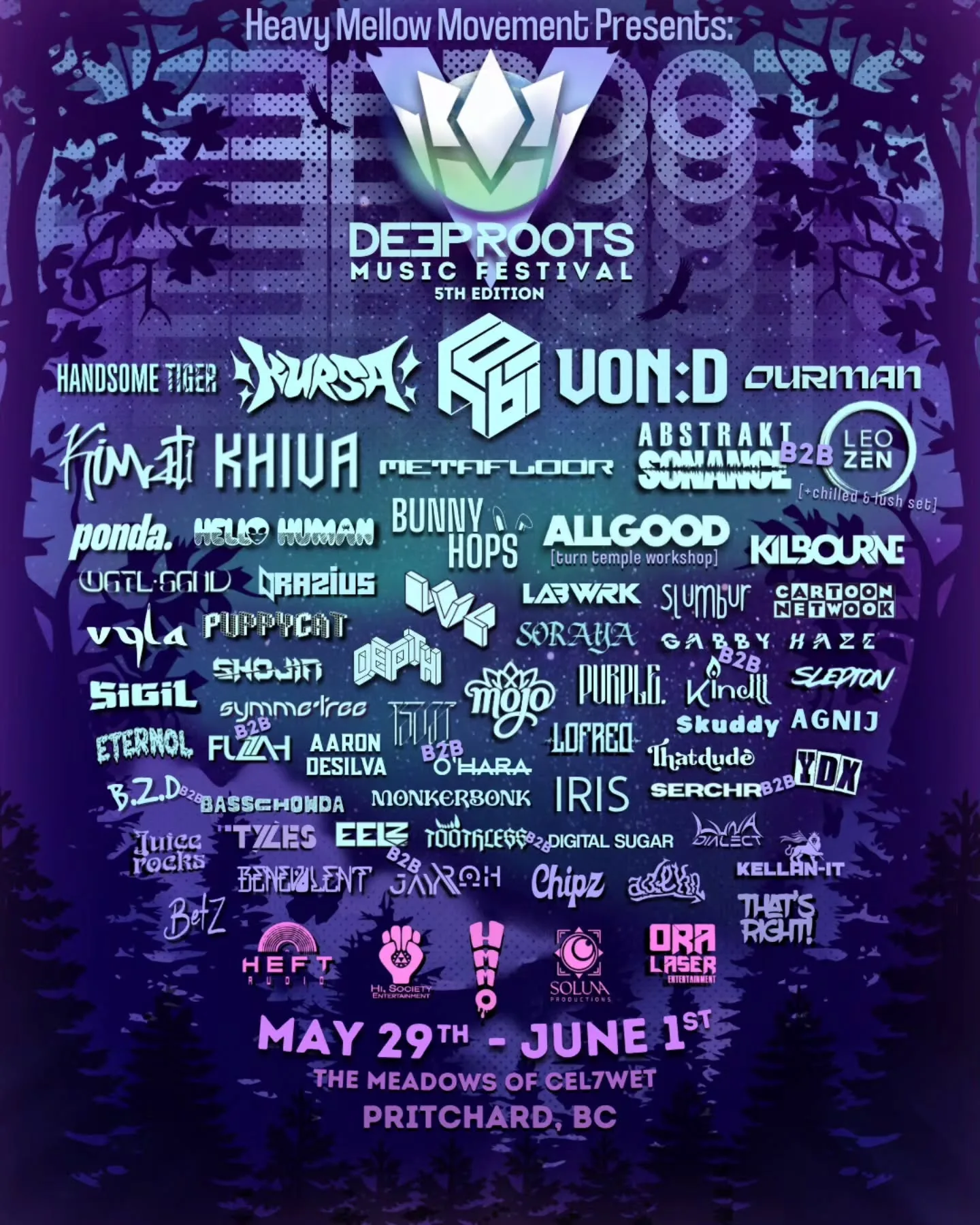Deep Roots V 2026 lineup poster